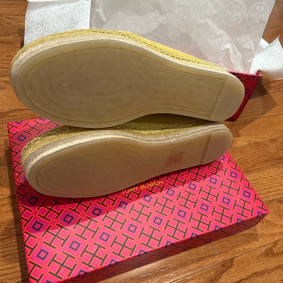 Tory Burch Yellow Loafers - Picture 3 of 4